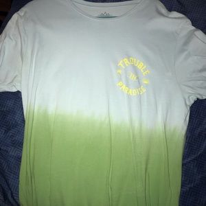 Dip Dyed Tie Dye T shirt “Lost in Paradise”